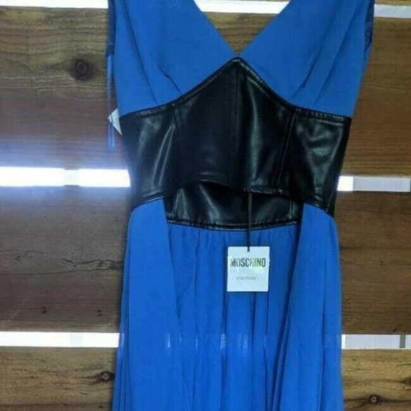 AW16 BLACK FAUX LEATHER TOP W/ BACK TAIL - Picture 7 of 11